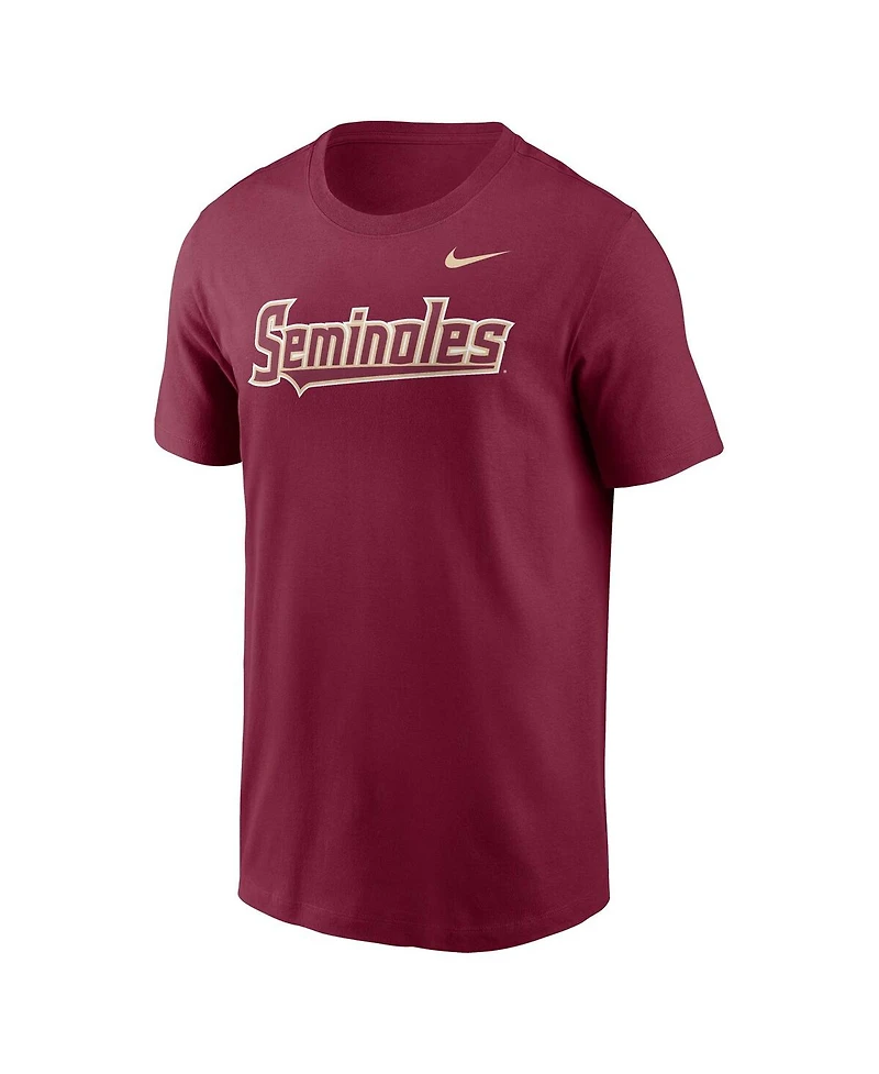Nike Men's Garnet Florida State Seminoles Baseball Wordmark T-Shirt