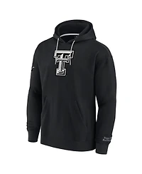Fanatics Men's Black Texas Tech Red Raiders Pace Pullover Hoodie