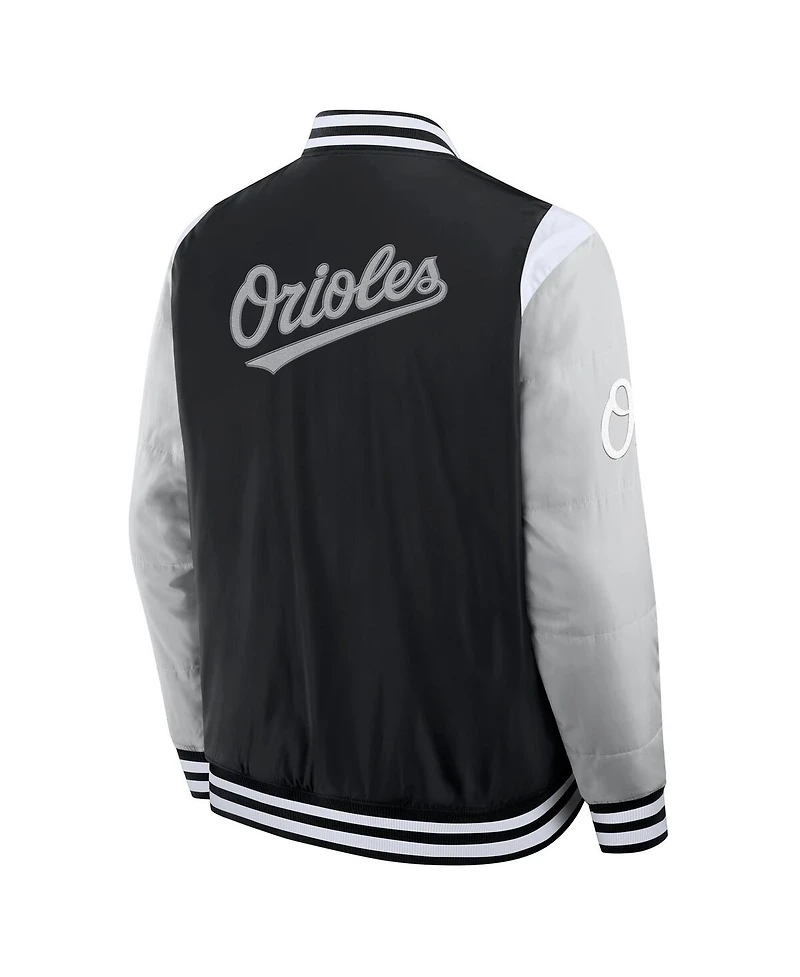 Fanatics Men's Black Baltimore Orioles Elements Elite Full-Snap Jacket
