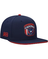 Fanatics Men's Navy/Red Washington Capitals 2025 Nhl Draft Snapback Hat