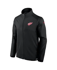 Fanatics Men's Black Detroit Red Wings Authentic Pro Rink Fleece Full-Zip Jacket