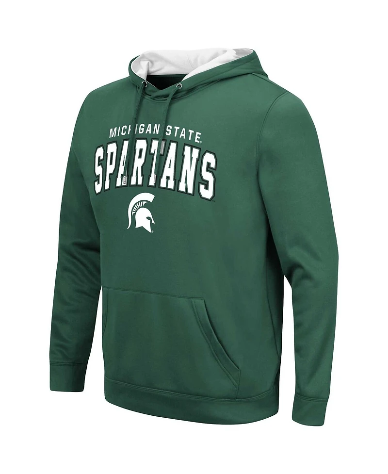 Colosseum Men's Green Michigan State Spartans Resistance Pullover Hoodie