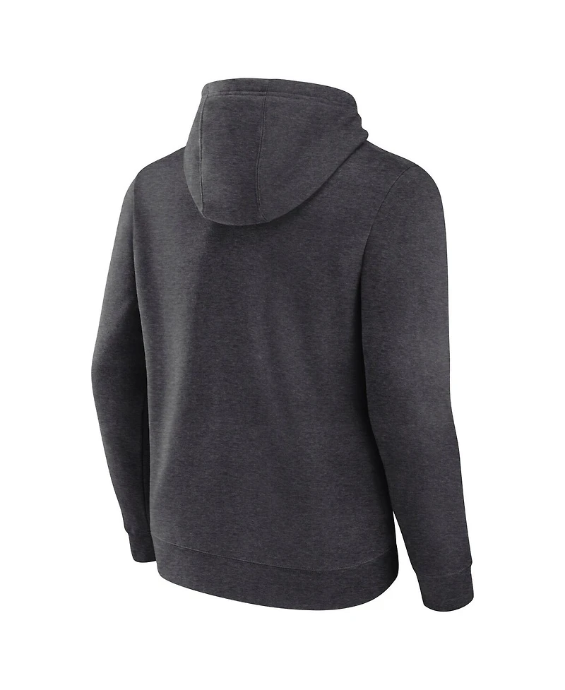 Fanatics Men's Charcoal Oklahoma Sooners Primary Logo Pullover Hoodie