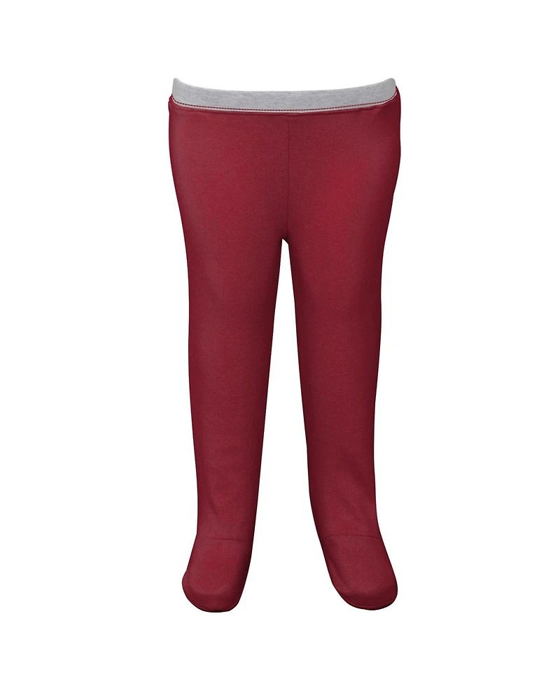 Outerstuff Baby Boys and Girls 3-Piece Crimson/White Oklahoma Sooners Dream Team Raglan Long Sleeve Bodysuit, Hat Pants Set