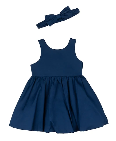 Rare Editions Baby Girls Cotton Bubble Skirt Dress