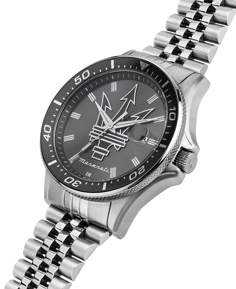 Maserati Men's Date Stainless Steel Watch, 44mm