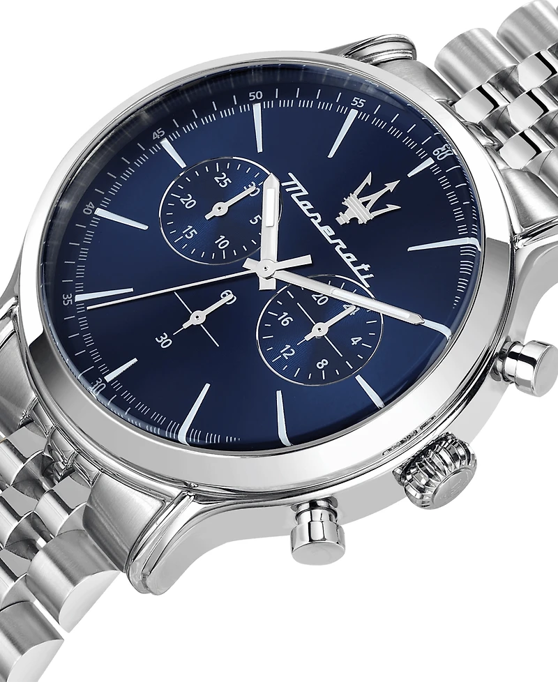 Maserati Men's Chronograph Stainless Steel Metal Band Watch, 42mm