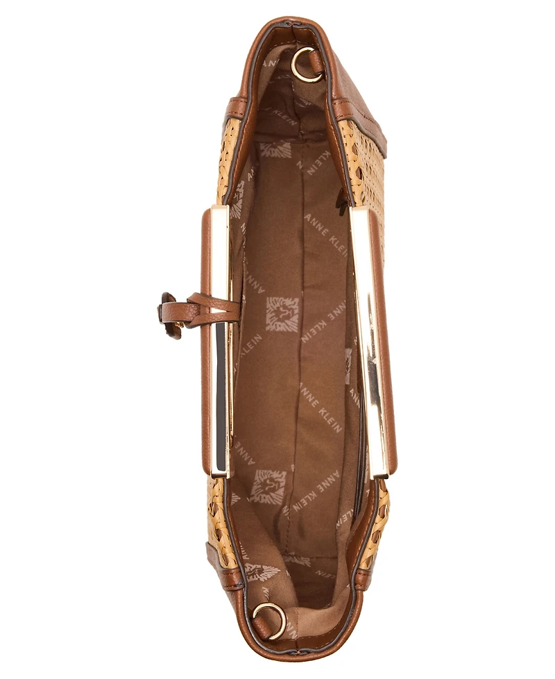 Anne Klein Caning Small Satchel Bag