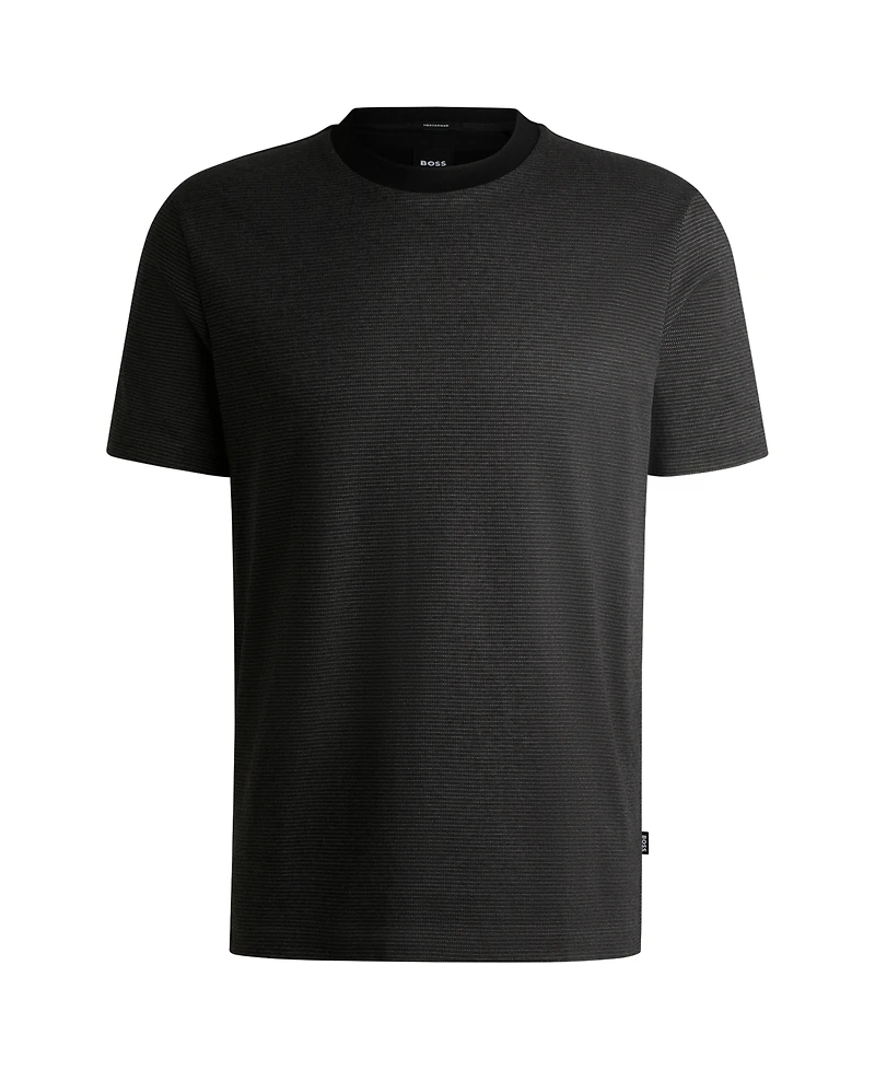 Boss by Hugo Men's Mercerized-Cotton Regular-Fit T-Shirt