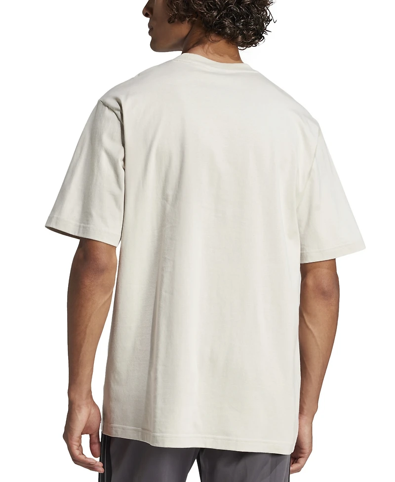 adidas Men's Essentials Regular-Fit Linear Logo Graphic T-Shirt