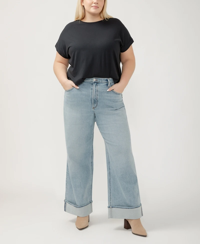 Silver Jeans Co. Plus Highly Desirable High Rise Wide Leg