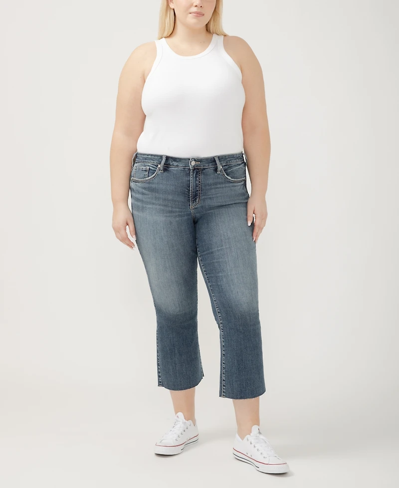 Silver Jeans Co. Plus Suki Mid Rise Curvy Fit Flare