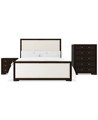 Mazen 3-Pc. King Set (Bed, Chest & Nightstand)