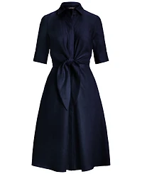 Lauren Ralph Women's Linen Shirtdress