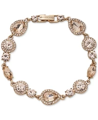 Givenchy Mixed Crystal Halo Statement Flex Bracelet