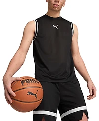 Puma Men's Winning Shot Regular-Fit Mesh Logo Tank Top