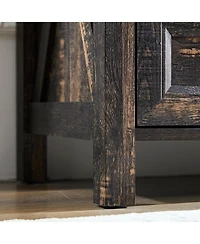 Farmhouse 8 Drawers Dresser Chests for Bedroom, Wood Rustic Wide Chset of Drawers,Storage Dressers Organizer for Bedroom, Living Room,Hallway