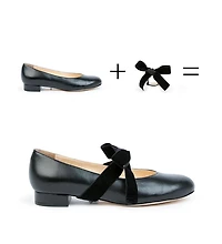 Alterre Women's Customizable Black Ballet Flats