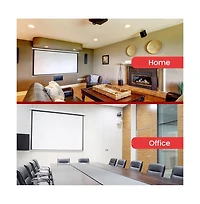 Pyle Universal 84-Inch Roll-Down Manual Projection Screen – Matte White (50.3" x 67.3")