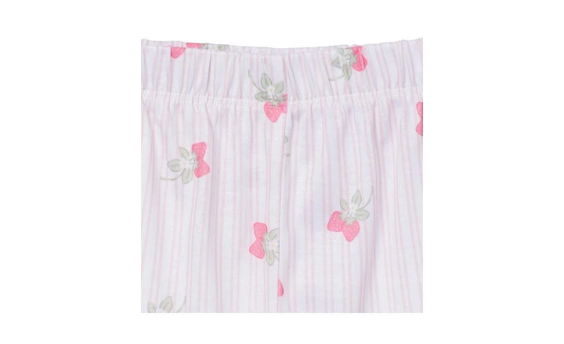 Gerber Toddler Girls 2-Piece Button Up Pajama Set, Berries