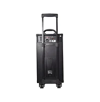 SereneLife Portable Bluetooth Pa Speaker with Wireless Mic & Rechargeable Battery, 800W