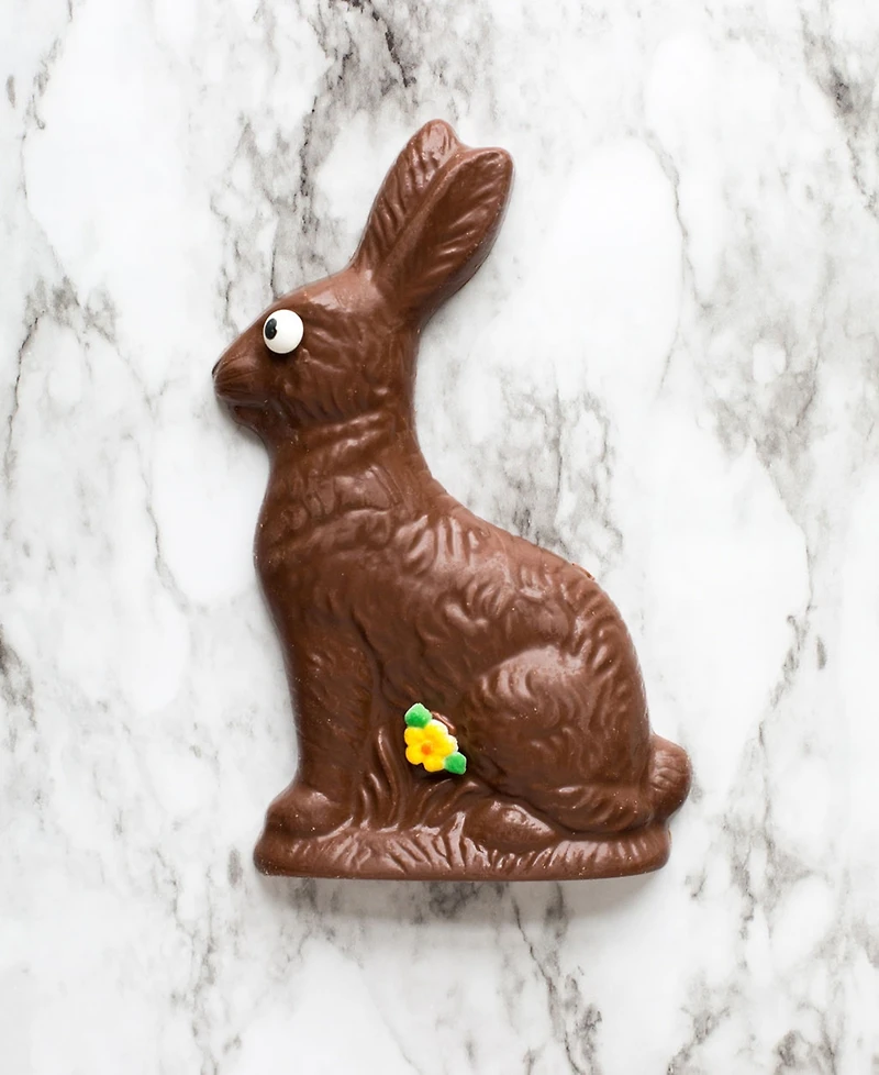 Sugar Plum Chocolates Milk Chocolate Solid Easter Bunny, 8oz