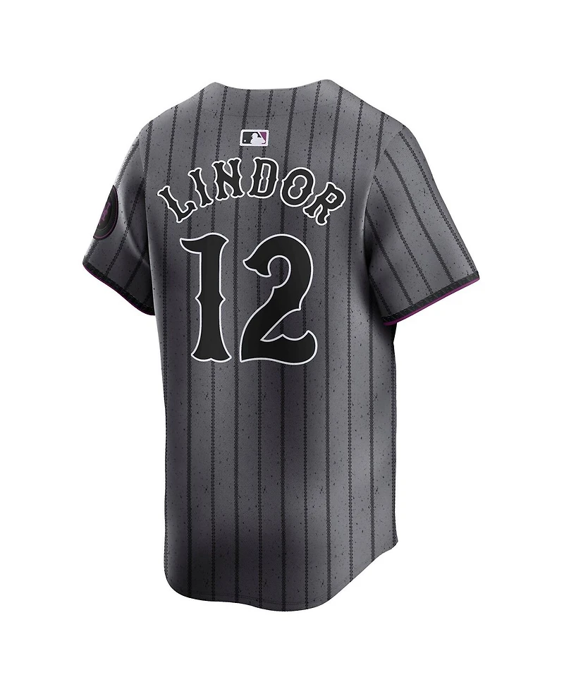 Nike Men's Francisco Lindor Gray New York Mets City Connect Limited Player Jersey