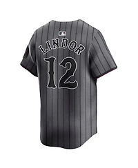 Nike Men's Francisco Lindor Gray New York Mets City Connect Limited Player Jersey