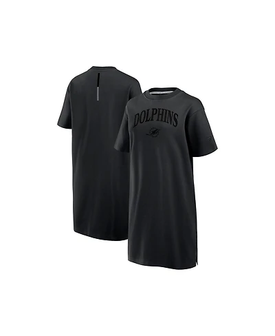 Fanatics Women's Black Miami Dolphins Elements Go Tri-Blend Dress