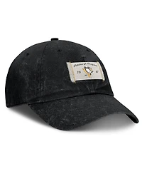 Fanatics Women's Black Pittsburgh Penguins Heritage Away Game Adjustable Hat