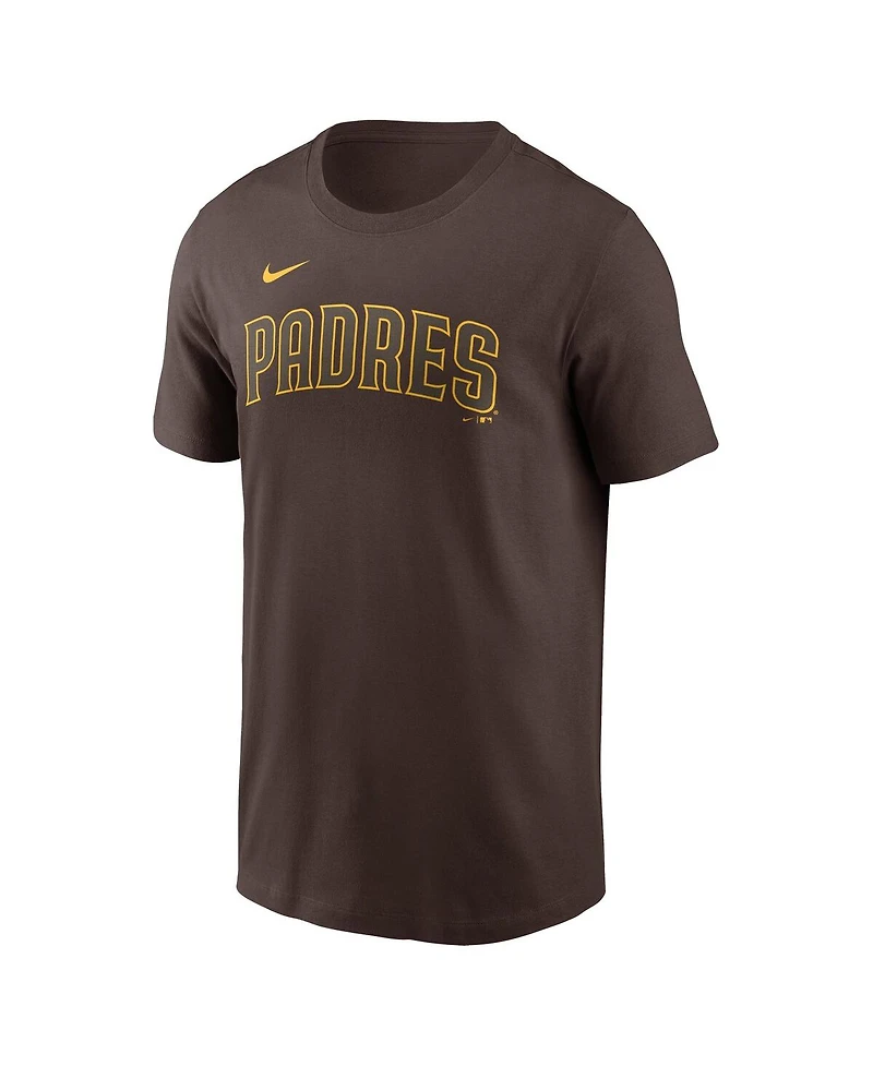 Nike Men's Yu Darvish Brown San Diego Padres Fuse Name Number T-Shirt