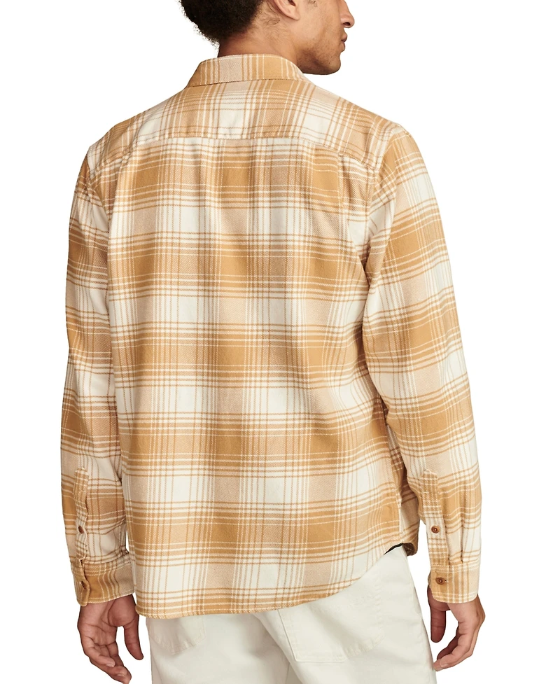 Lucky Brand Men's Plaid Cloud Soft Flannel Shirt