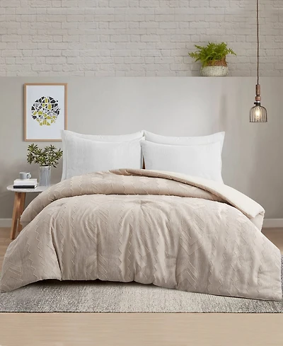 Unikome All Season Textured Jacquard Down Alternative Comforter