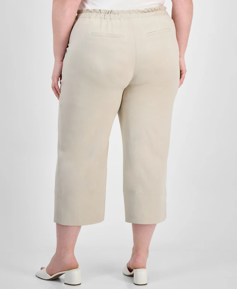 Liverpool Los Angeles Trendy Plus Cropped Pull-On Pants