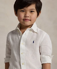 Polo Ralph Lauren Toddler and Little Boys Linen Shirt