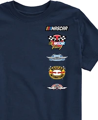 Nascar Big Boys Racing Logos Graphic T-Shirt