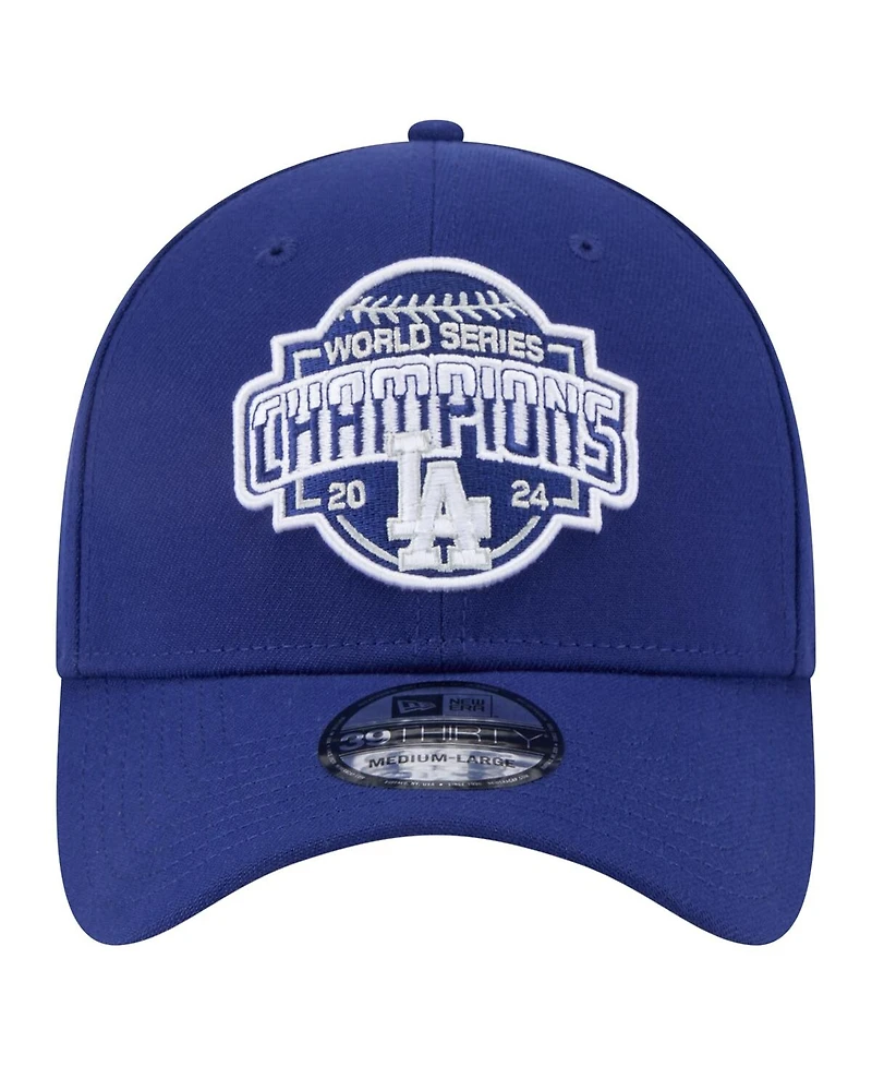 New Era Men's Royal Los Angeles Dodgers 2024 World Series Champions 39THIRTY Flex Hat