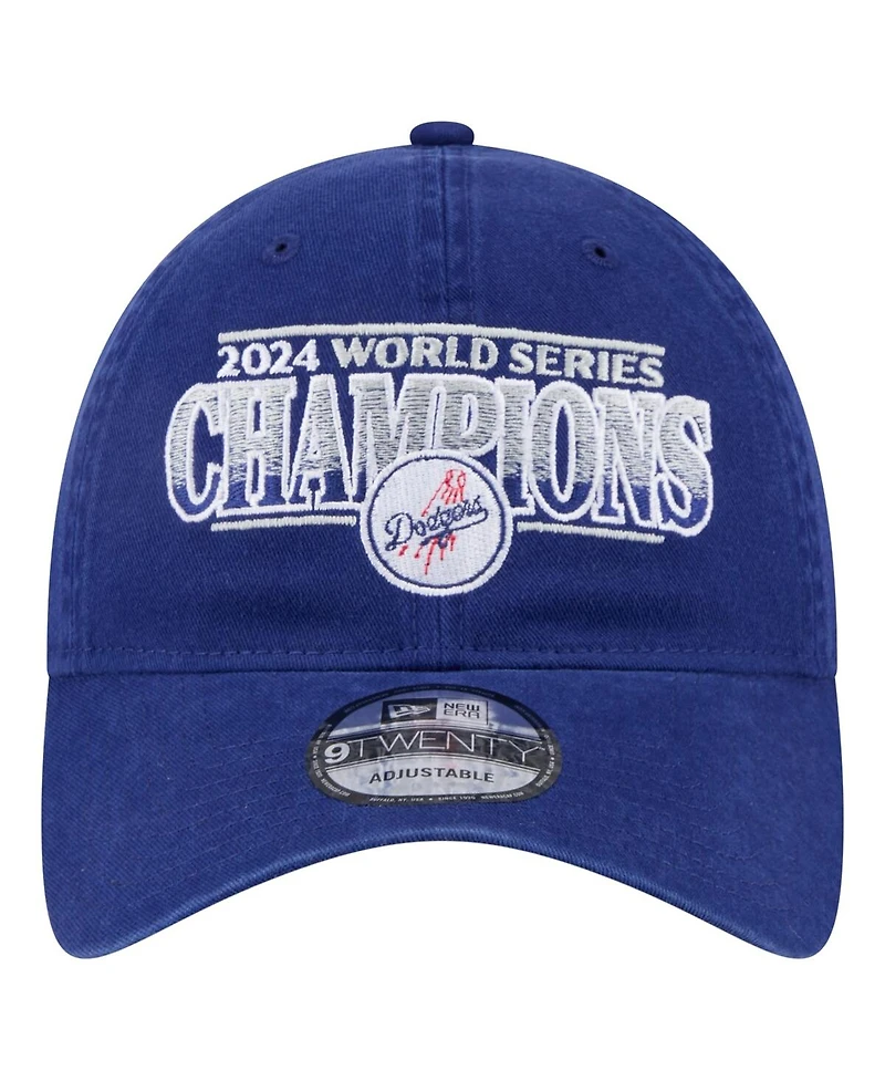 New Era Men's Royal Los Angeles Dodgers 2024 World Series Champions 9TWENTY Adjustable Hat