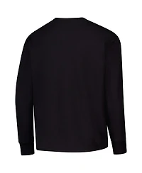 Champion Big Boys and Girls Black Ohio State Buckeyes Distressed Arch Over Logo Long Sleeve T-Shirt