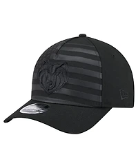 New Era Men's Black Memphis Grizzlies Game Day Flag A-Frame 9FORTY Adjustable Hat