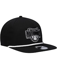 New Era Men's Black Washington Nationals Golfer Snapback Hat