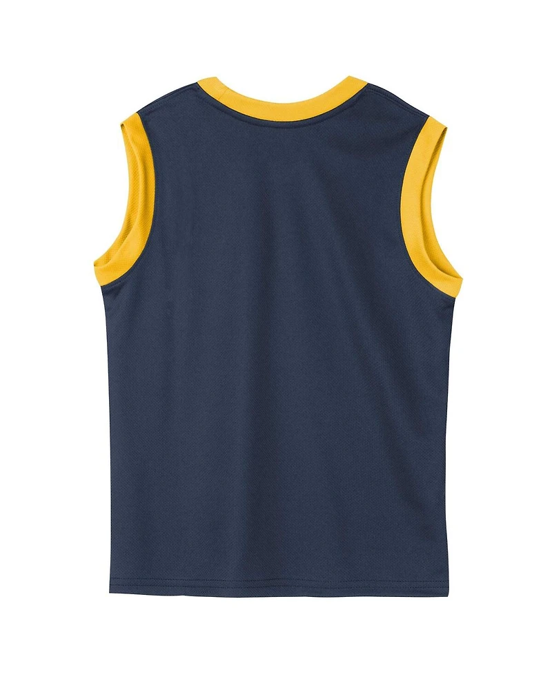 Nike Preschool Navy Denver Nuggets Mesh Tank Top and Shorts Set