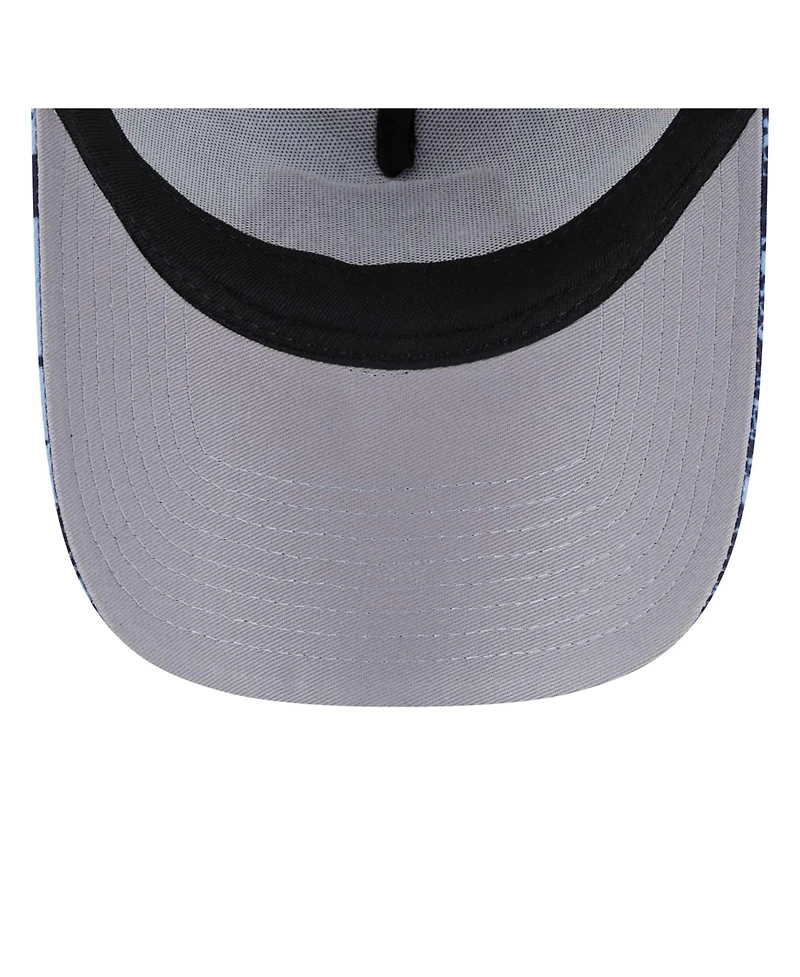 New Era Men's Navy/Light Blue Memphis Grizzlies Tip Off A-Frame Trucker 9FORTY Adjustable Hat