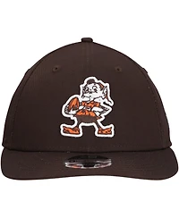 New Era Men's Brown Cleveland Browns Main Low Profile 9FIFTY Snapback Hat