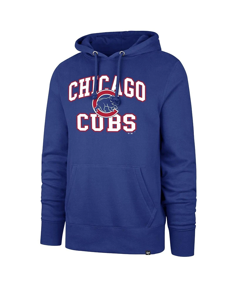 '47 Brand Royal Chicago Cubs Velocity Headline Pullover Hoodie