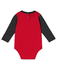 Outerstuff Baby Boys and Girls 2-Piece Georgia Bulldogs Double Up Long Sleeve Bodysuit Pant Set