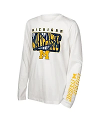 Outerstuff Preschool Michigan Wolverines the Mix T-Shirt Combo Set