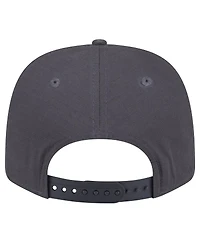 New Era Men's Graphite Los Angeles Lakers Team Elevated Patch 9SEVENTY Adjustable Hat