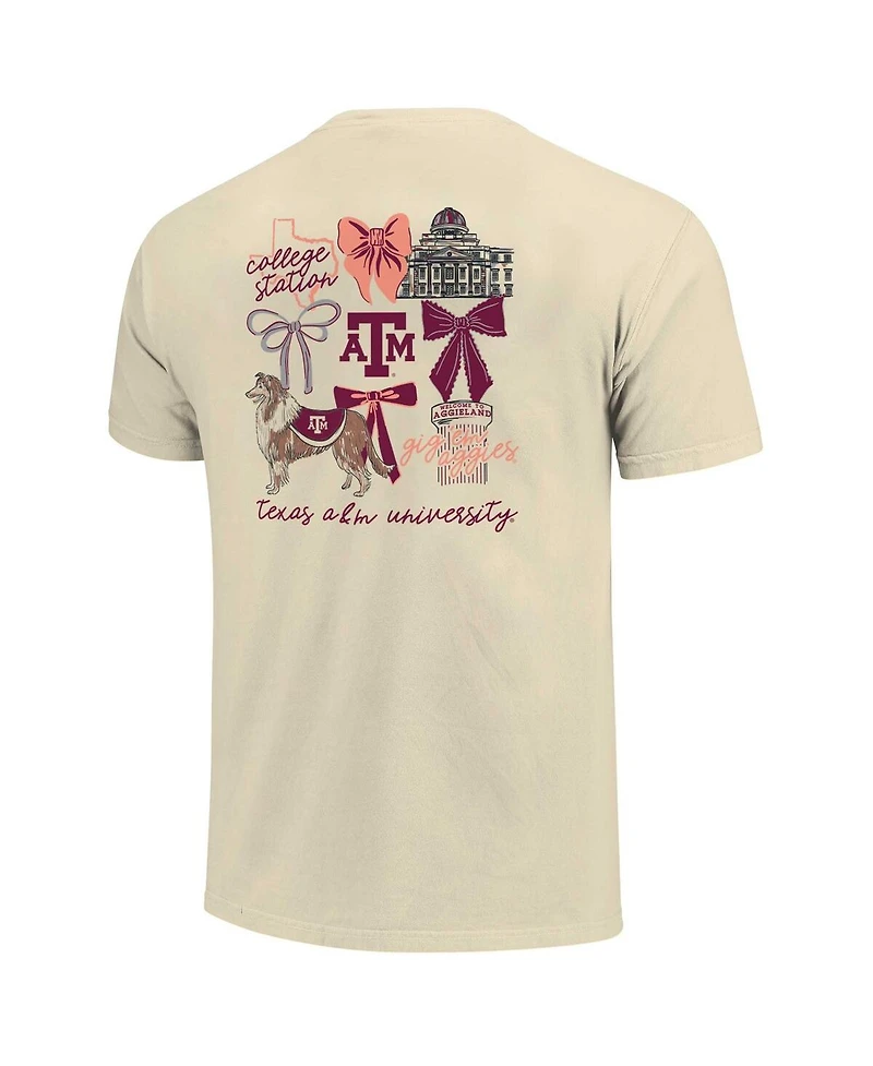 Image One Men's and Women's Natural Texas A M Aggies Comfort Colors Coquette T-Shirt