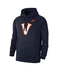 Nike Men's Navy Virginia Cavaliers Vintage Club Fleece Pullover Hoodie